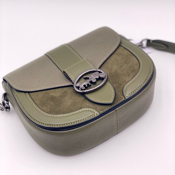 Coach Georgie Saddle Crossbody - Picture 9 of 12